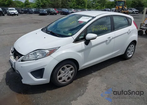 2013 Ford Fiesta Se из США, поврежденный, VIN 3FADP4EJ0DM186864